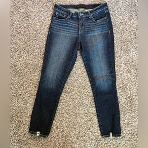 Buckle Black Ankle Skinny Jeans